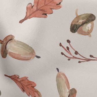 Watercolor Toned Hazelnuts Stretch Ponte