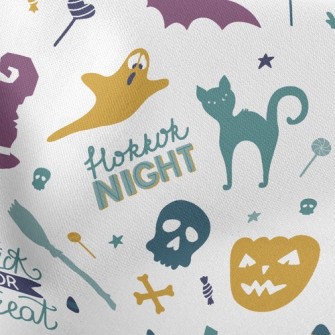 Spooky Halloween Night Stretch Ponte