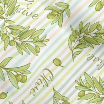 Slash Green Olives Micro Fleece