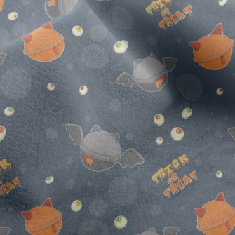 Eyeball Bell Cat Micro Fleece