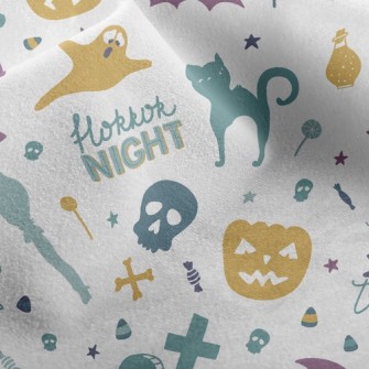 Spooky Halloween Night Micro Fleece