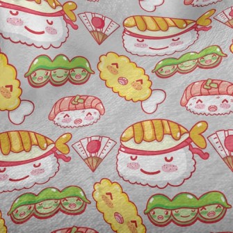 Japanese Smile Sushi Minky
