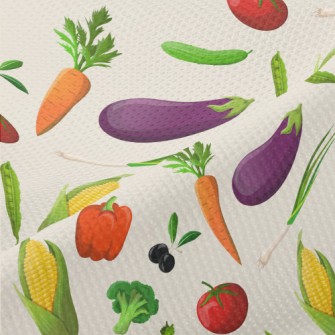 Fresh Colorful Vegetables Piqué