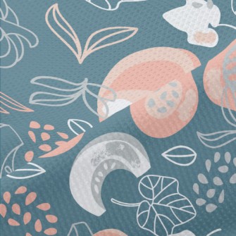 Pumpkin Field With Empty Baske Piqué