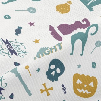 Spooky Halloween Night Piqué