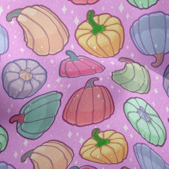 Shiny Colorful Pumpkins Lightweight Performance Linen