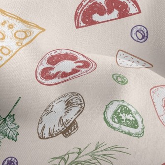 Cheese, Shrimp, Vegetables And Lightweight Performance Linen
