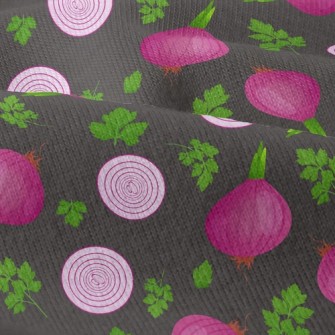 Red Onion Leaves Modern Jersey