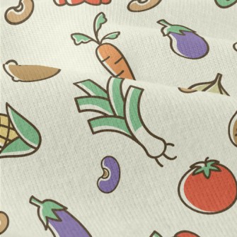 Colorful Bright Vegetables Modern Jersey
