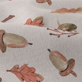 Watercolor Toned Hazelnuts Modern Jersey