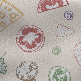 Cheese, Shrimp, Vegetables And Jersey Backed Fleece