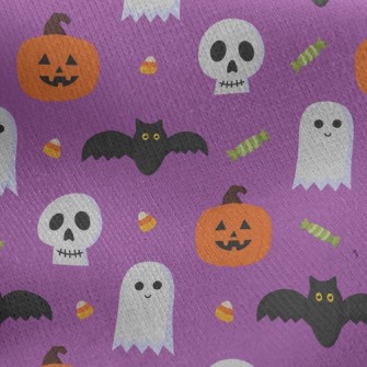 Funny Expression Ghost Jersey Backed Fleece