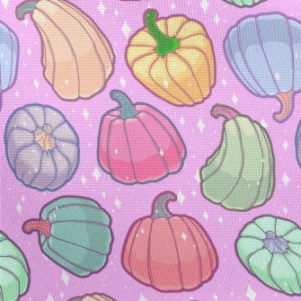 Shiny Colorful Pumpkins Pongee