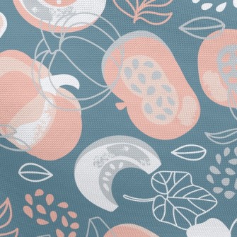 Pumpkin Field With Empty Baske Pongee