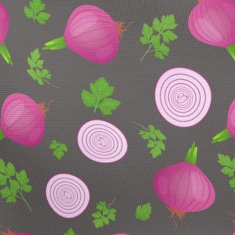 Red Onion Leaves Pongee