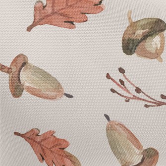 Watercolor Toned Hazelnuts Pongee