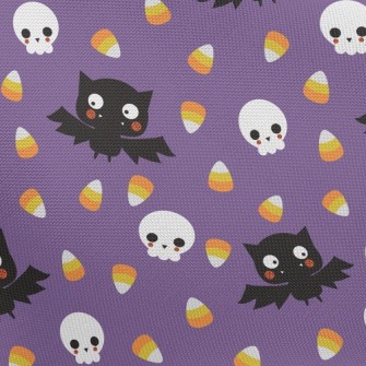 Blushing Bat And Skeleton Pongee