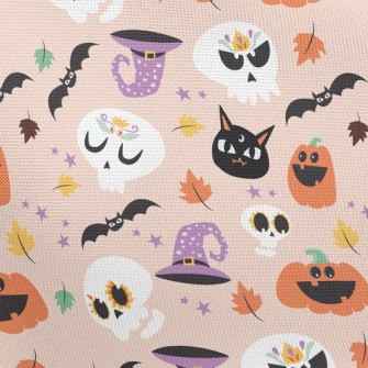 Skull With Vivid Expression Pongee