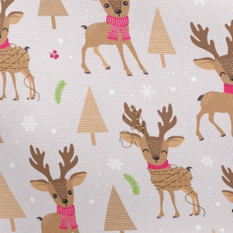 Naughty Little Deer Pongee