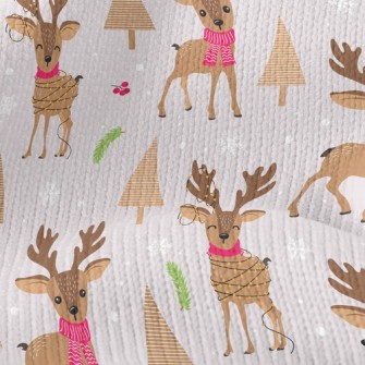 Naughty Little Deer Stretch Jersey