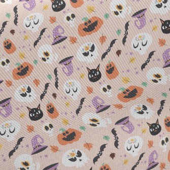 Skull With Vivid Expression Midweight Cotton Poplin