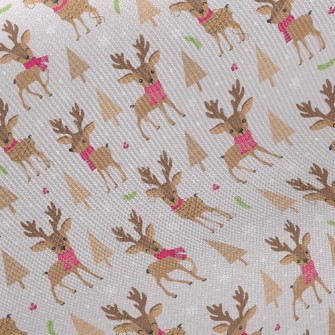 Naughty Little Deer Midweight Cotton Poplin