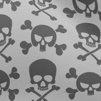 Skull Jumping Up And Down Chiffon