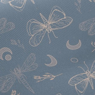 Moths And Dragonflies Twill