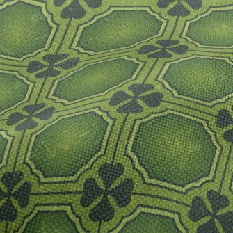 Clover Leaf Tiles Performance Linen