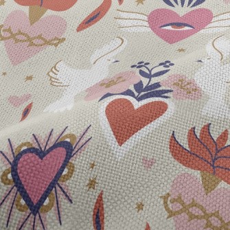 Sacred White Bird Totem Performance Linen