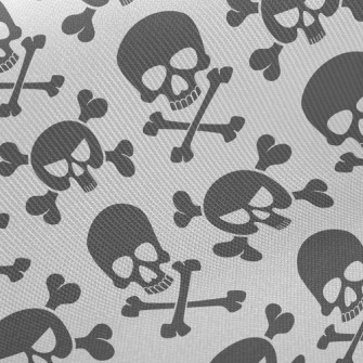 Skull Jumping Up And Down Twill