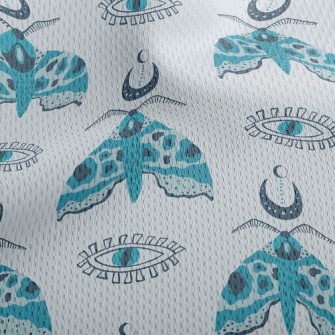 Mysterious Eyes And Rare Moths Athletic Mesh Flat Back