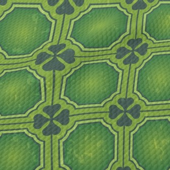 Clover Leaf Tiles Birdseye Piqué