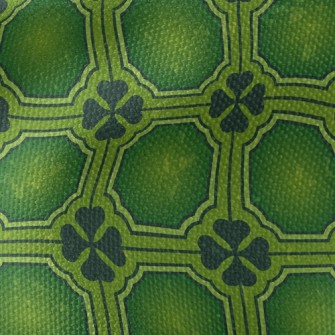 Clover Leaf Tiles Waterproof Canvas