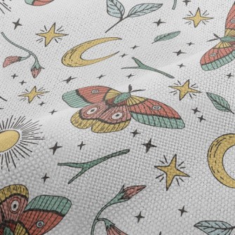 Mysterious Pattern Moth Performance Linen