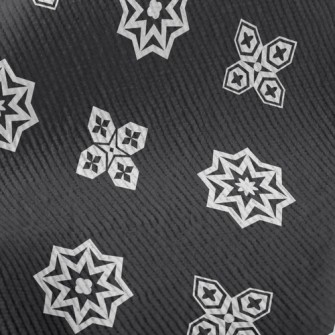 Polygonal Flower Shape Standard Corduroy