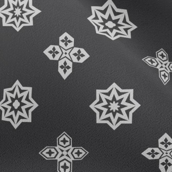 Polygonal Flower Shape Chiffon