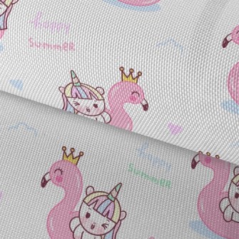 Unicorn Flamingo Swim Ring Waterproof Oxford