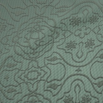 Transparent Glass Damask Birdseye Piqué