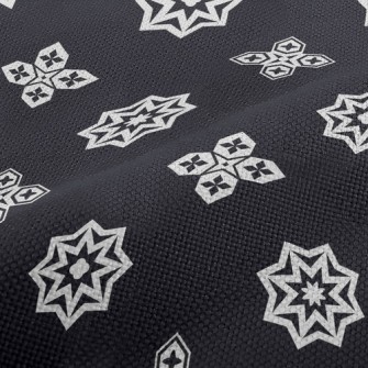 Polygonal Flower Shape Performance Linen