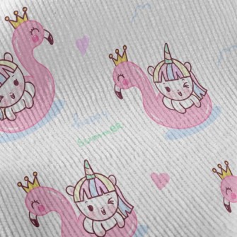 Unicorn Flamingo Swim Ring Standard Corduroy
