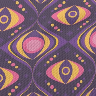 Mysterious Eye Oval Birdseye Piqué