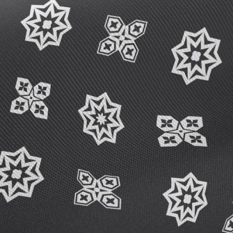 Polygonal Flower Shape Twill