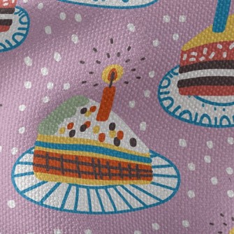 Candlelight Exquisite Cake Waterproof Canvas