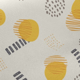 Art Circle Lines Twill