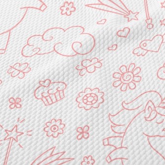 Dessert Garden Unicorn Birdseye Piqué