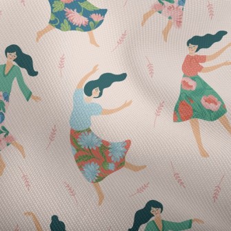 Happy Dancing Women Dobby