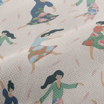 Happy Dancing Women Performance Linen