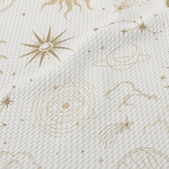 Maya Civilization Sun Moon Birdseye Piqué