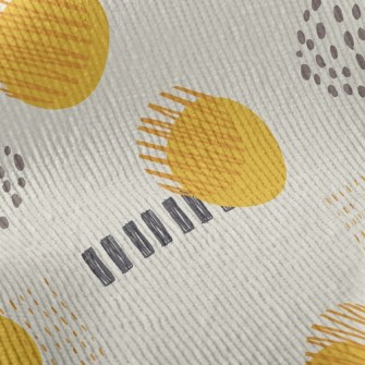 Art Circle Lines Standard Corduroy